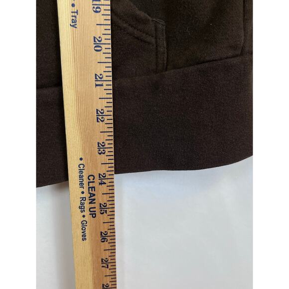 Burton Women's Size Medium Brown Zip Front Long Sleeve Sweatshirt Jacket - Picture 5 of 6